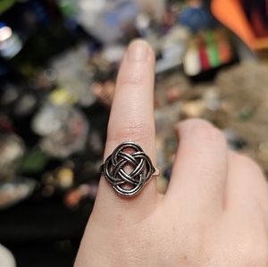 Celtic Knot Stainless Steel Ring Size 6
